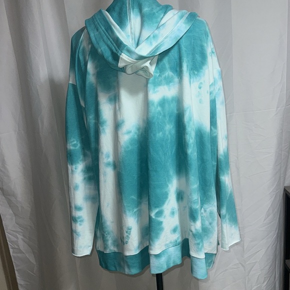 Natural Reflections Tie-Dye Long-Sleeve Cardigan - Picture 3 of 5